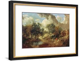 Suffolk Landscape, 1748-Thomas Gainsborough-Framed Giclee Print