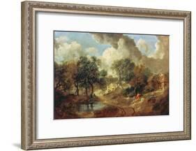Suffolk Landscape, 1748-Thomas Gainsborough-Framed Giclee Print