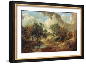 Suffolk Landscape, 1748-Thomas Gainsborough-Framed Giclee Print