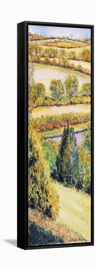 Suffolk Landscape, View Form the Front Window, 2000-Joan Thewsey-Framed Premier Image Canvas