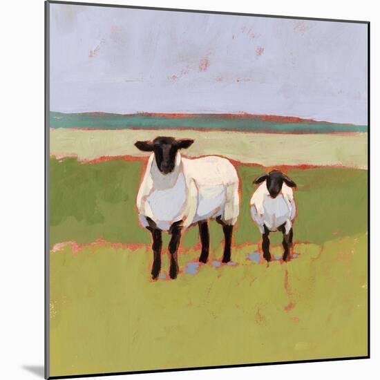 Suffolk Sheep I-Victoria Borges-Mounted Art Print