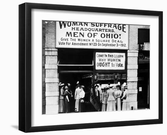 Suffrage Headquarters-null-Framed Premium Photographic Print
