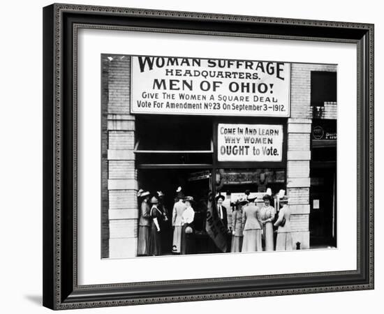 Suffrage Headquarters-null-Framed Premium Photographic Print