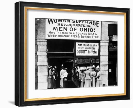 Suffrage Headquarters-null-Framed Premium Photographic Print