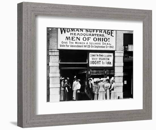 Suffrage Headquarters-null-Framed Photographic Print