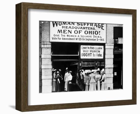 Suffrage Headquarters-null-Framed Photographic Print