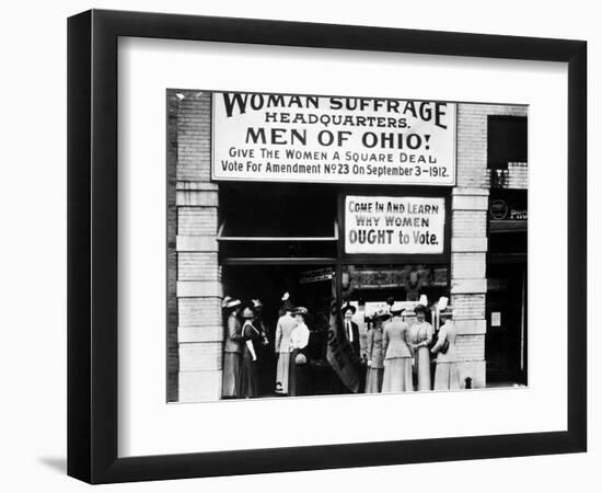 Suffrage Headquarters-null-Framed Photographic Print