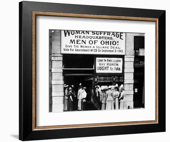 Suffrage Headquarters-null-Framed Photographic Print