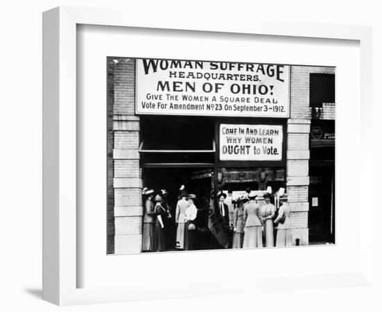 Suffrage Headquarters-null-Framed Photographic Print