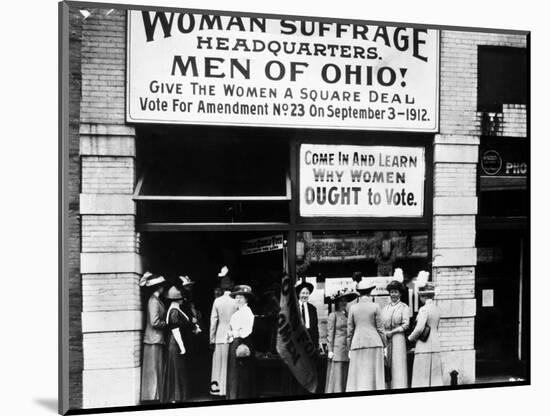 Suffrage Headquarters-null-Mounted Photographic Print
