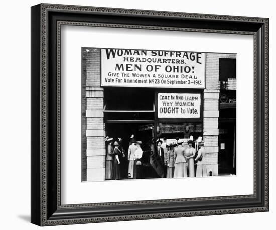 Suffrage Headquarters-null-Framed Photographic Print