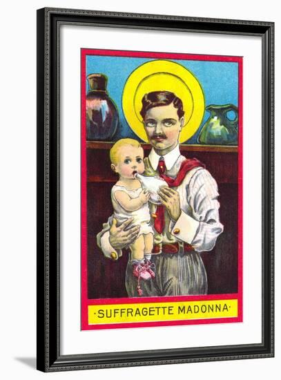 Suffragette Madonna-null-Framed Art Print