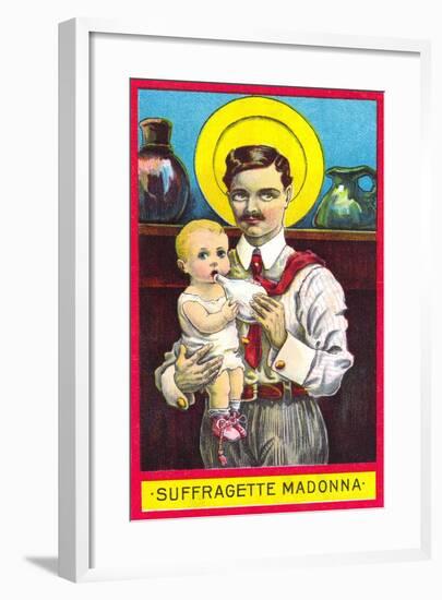Suffragette Madonna-null-Framed Art Print