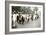 Suffragette Marchers Carrying Portable Speaker Rostrums, New York City, 1912-null-Framed Giclee Print
