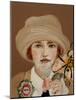 Suffragette with Golden Orb, 2017, Close Up-Susan Adams-Mounted Giclee Print