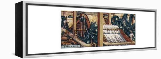 'Sugar, 3. Crushing the Canes, Java', 1928-Unknown-Framed Stretched Canvas