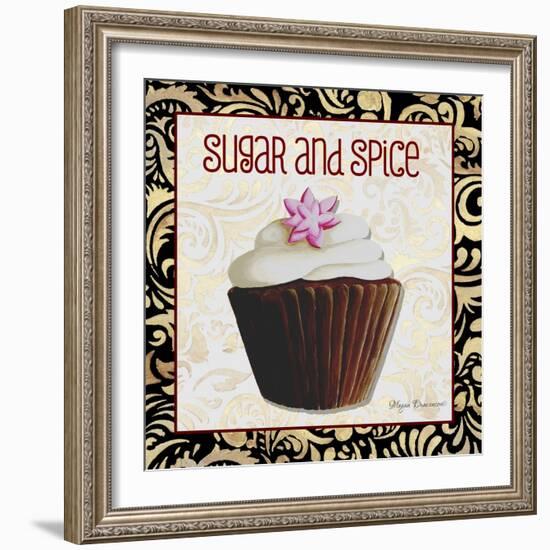 Sugar and Spice Chocolat Cupcake-Megan Aroon Duncanson-Framed Giclee Print