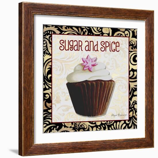 Sugar and Spice Chocolat Cupcake-Megan Aroon Duncanson-Framed Giclee Print
