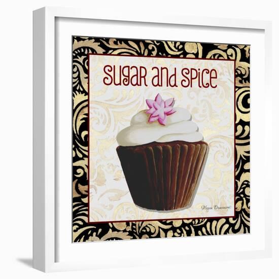 Sugar and Spice Chocolat Cupcake-Megan Aroon Duncanson-Framed Giclee Print