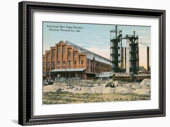 Sugar Beet Factory, Oxnard, California-null-Framed Art Print