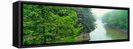 Sugar Creek, Turkey Run State Park, Parke County, Indiana, USA-null-Framed Stretched Canvas