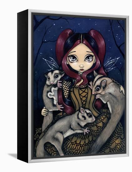 Sugar Gliders-Jasmine Becket-Griffith-Framed Stretched Canvas