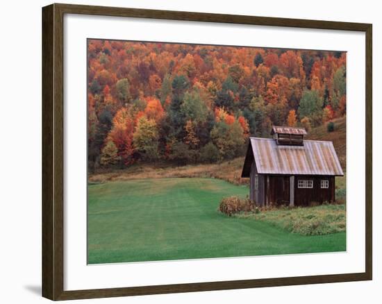 Sugar House on a Vermont Farm, USA-Charles Sleicher-Framed Photographic Print