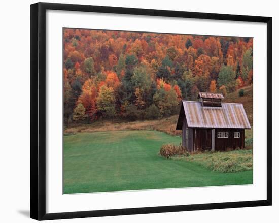 Sugar House on a Vermont Farm, USA-Charles Sleicher-Framed Photographic Print