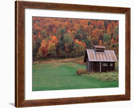 Sugar House on a Vermont Farm, USA-Charles Sleicher-Framed Photographic Print