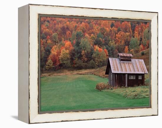 Sugar House on a Vermont Farm, USA-Charles Sleicher-Framed Premier Image Canvas