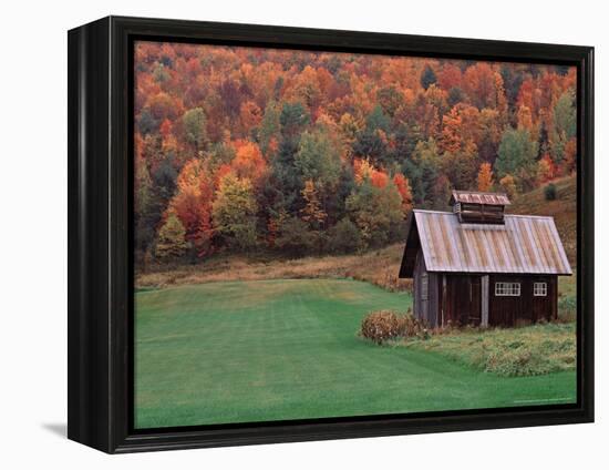 Sugar House on a Vermont Farm, USA-Charles Sleicher-Framed Premier Image Canvas