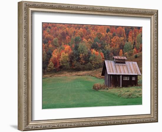 Sugar House on a Vermont Farm, USA-Charles Sleicher-Framed Photographic Print