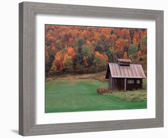 Sugar House on a Vermont Farm, USA-Charles Sleicher-Framed Photographic Print