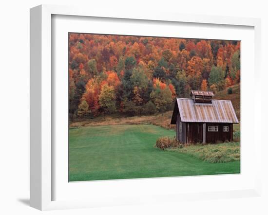 Sugar House on a Vermont Farm, USA-Charles Sleicher-Framed Photographic Print