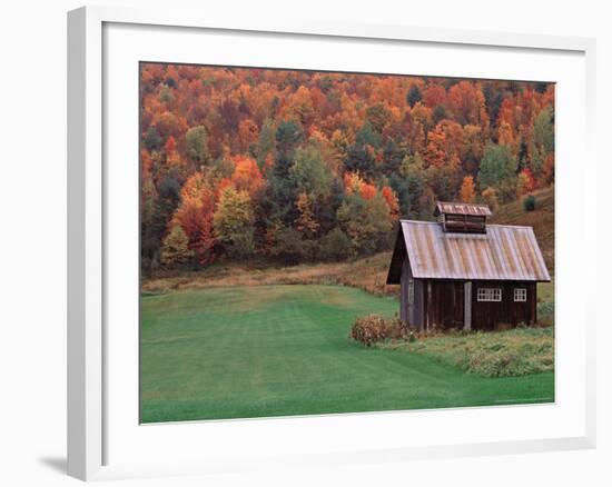 Sugar House on a Vermont Farm, USA-Charles Sleicher-Framed Photographic Print