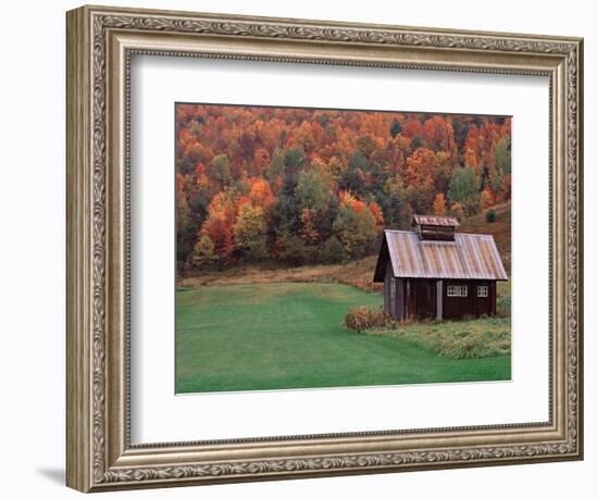 Sugar House on a Vermont Farm, USA-Charles Sleicher-Framed Photographic Print