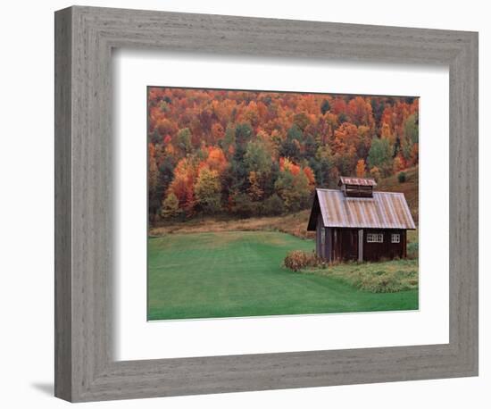 Sugar House on a Vermont Farm, USA-Charles Sleicher-Framed Photographic Print