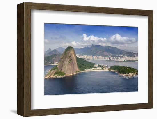 Sugar Loaf and Guanabara Bay, Rio De Janeiro, Brazil, South America-Alex Robinson-Framed Photographic Print