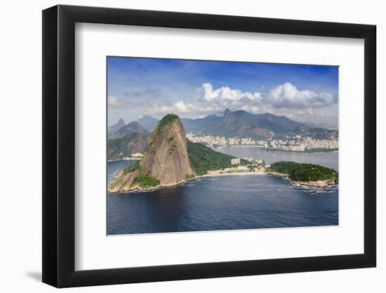 Sugar Loaf and Guanabara Bay, Rio De Janeiro, Brazil, South America-Alex Robinson-Framed Photographic Print