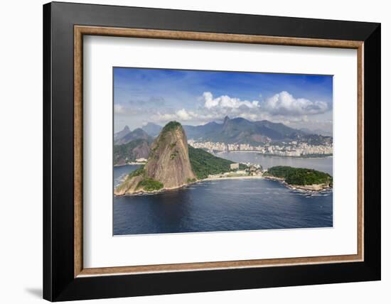 Sugar Loaf and Guanabara Bay, Rio De Janeiro, Brazil, South America-Alex Robinson-Framed Photographic Print