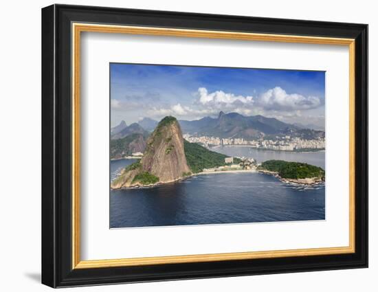 Sugar Loaf and Guanabara Bay, Rio De Janeiro, Brazil, South America-Alex Robinson-Framed Photographic Print