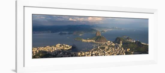 Sugar Loaf and Rio de Janeiro, Brazil-Michele Falzone-Framed Photographic Print