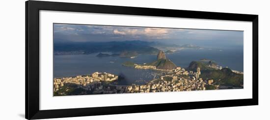 Sugar Loaf and Rio de Janeiro, Brazil-Michele Falzone-Framed Photographic Print