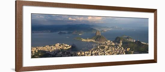 Sugar Loaf and Rio de Janeiro, Brazil-Michele Falzone-Framed Photographic Print