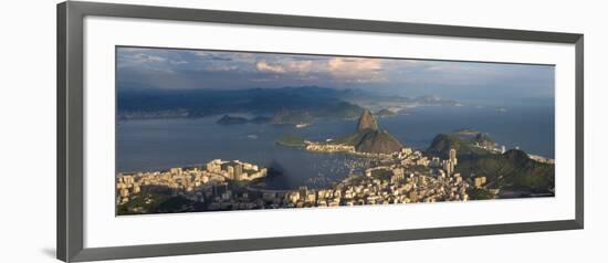 Sugar Loaf and Rio de Janeiro, Brazil-Michele Falzone-Framed Photographic Print