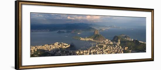 Sugar Loaf and Rio de Janeiro, Brazil-Michele Falzone-Framed Photographic Print