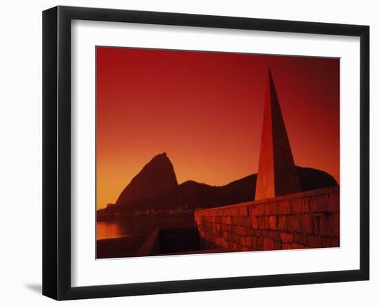 Sugar Loaf Mountain, Estacio de Sa Monument, Rio de Janeiro, Brazil-null-Framed Photographic Print