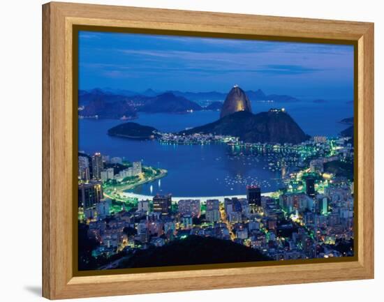 Sugar Loaf Mountain, Rio de Janeiro, Brazil-null-Framed Premier Image Canvas