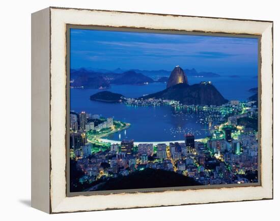 Sugar Loaf Mountain, Rio de Janeiro, Brazil-null-Framed Premier Image Canvas