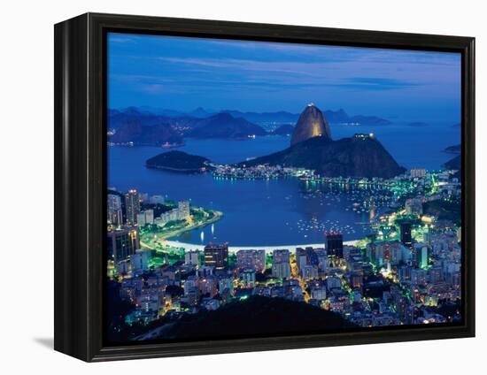 Sugar Loaf Mountain, Rio de Janeiro, Brazil-null-Framed Premier Image Canvas